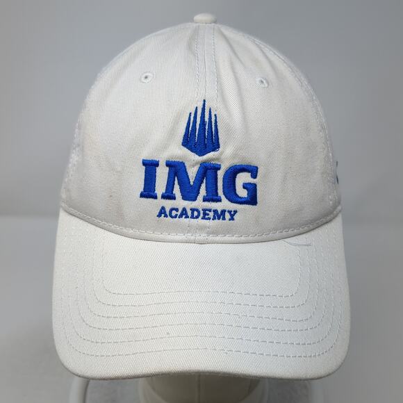 IMG Academy Slideback Hat White One Size Embroidered Under Armour - Picture 2 of 9